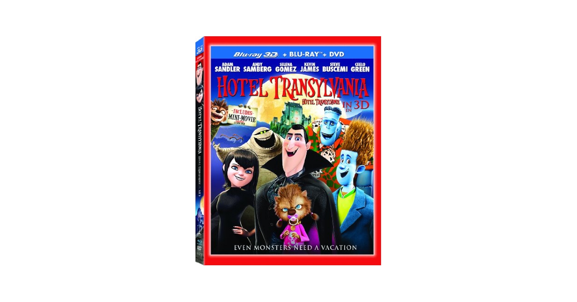 モンスター・ホテル IN 3D [Blu-ray] oyj0otl Amazon.com: Hotel Transylvania (Blu-ray 3D + Blu-ray + DVD