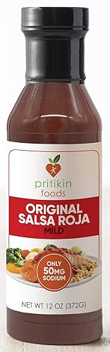 Pritikin Foods Original Salsa Roja-suave bajo en sodio botella de 12 onzas paquete de 4
