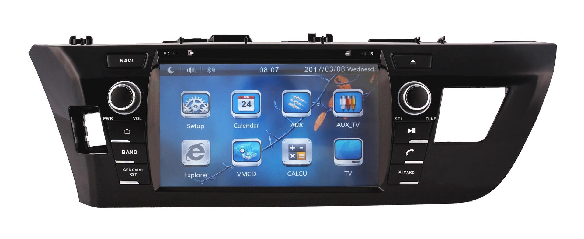 Buy XTTEK 8 inch Touch Screen in dash Car GPS Navigation System for