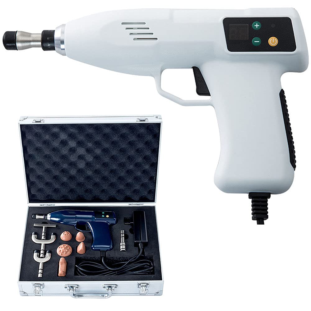 ZRZJBX 400N Chiropractic Adjusting Tool Instrument Electric Impulse Gun Actuator Massager Professional Massage Equipment Magnetic Therapy Massage Gun