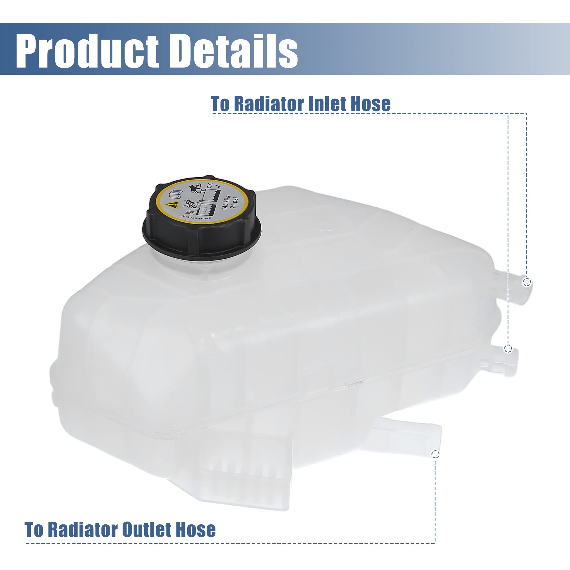 Serbatoio Espansione Liquido Raffreddamento Per Ford Fiesta V 2002-2008 - Foto 7