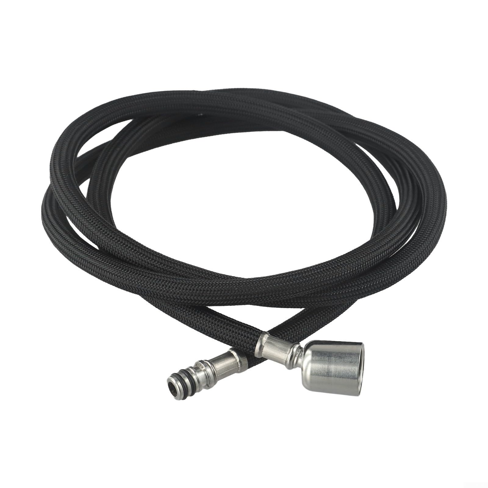 Nylonowy filament zewnętrzny wąż rurowy do baterii kuchennej wyciągany kran zlew części zamienny wąż niezawodny wyciągany wąż do baterii kuchennych (zatrzaskowy czarny)