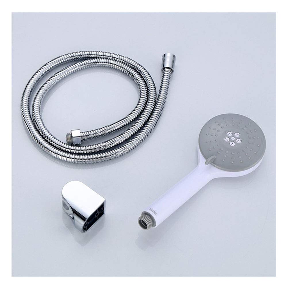 Finis la faible pression avec ce pommeau de douche haute pression 3 modes et flexible inox