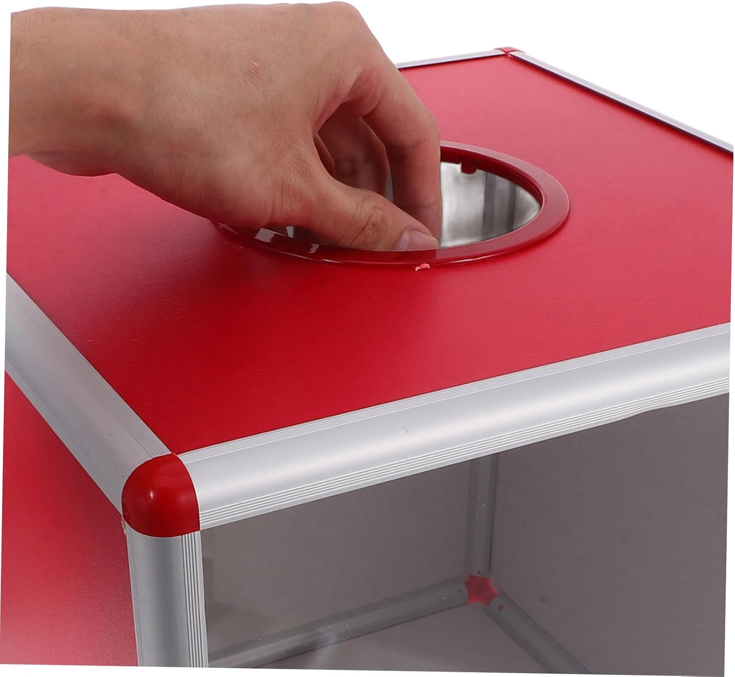 Donation Box Raffle Box with Slot Clear Multifunctional Container for Voting Suggestions and Donations for Events Parties and Fundraising Activities User Friendly