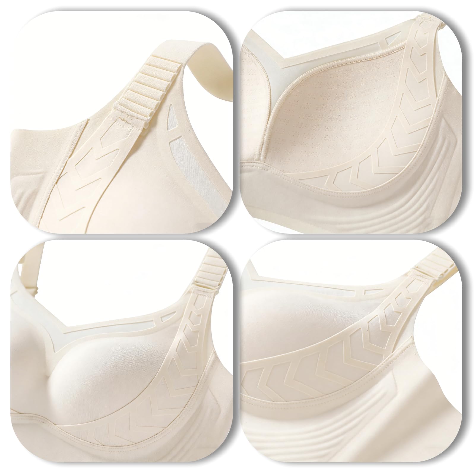 3er Pack BH Damen Ohne Bügel Schlaf Bustier Tops Bralette Komfort Weicher Seamless Spitze Bralette Bügelloser Klassischer T Shirt BH