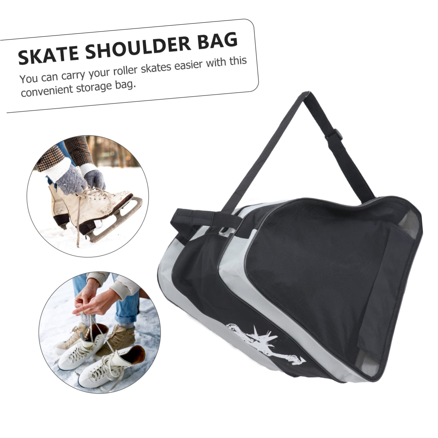 Sac De Transport Pour Patins à Roulettes Homoyoyo – Oxford Résistant, Cordon De Serrage, Design Coloré – Pour Adultes Et Enfants