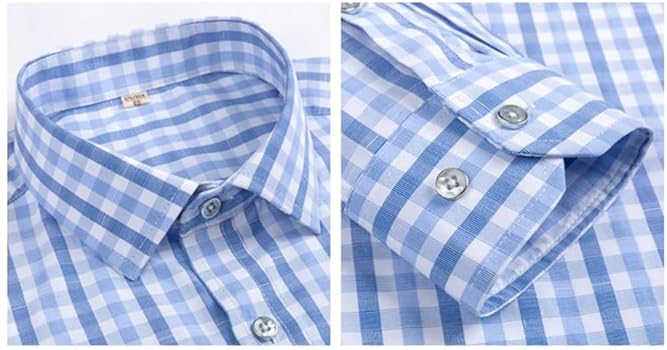 Amazon.com: Men's Business Casual Turn-Down Collar Shirts