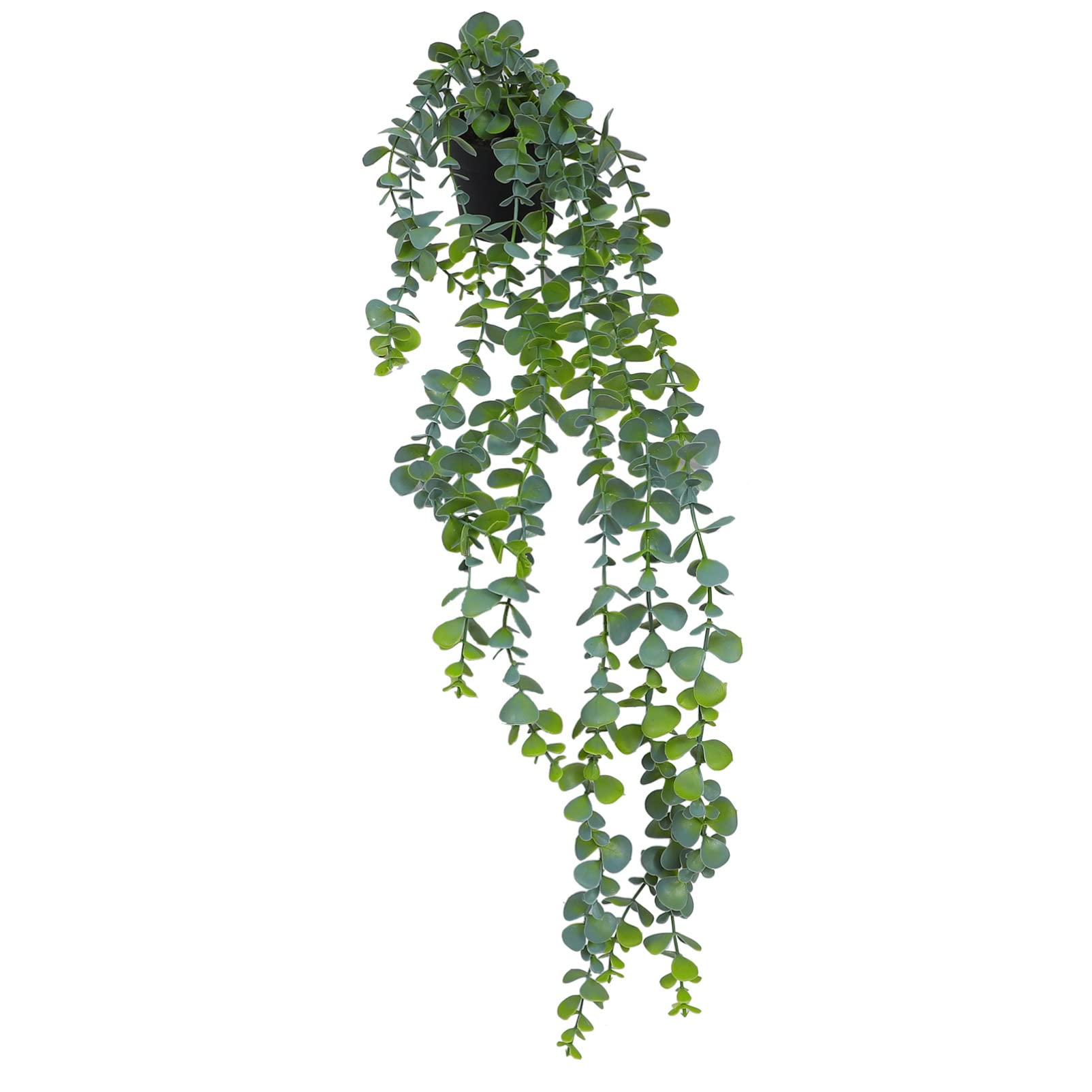 DECHOUS Artificial Plants Green Home Decor Fake Hanging Leaves Fake Hanging Plant Ornament Artificial Potting Office Plant Decor Simulation Bonsai Artificial Green Office Decor Faux Plants Indoor