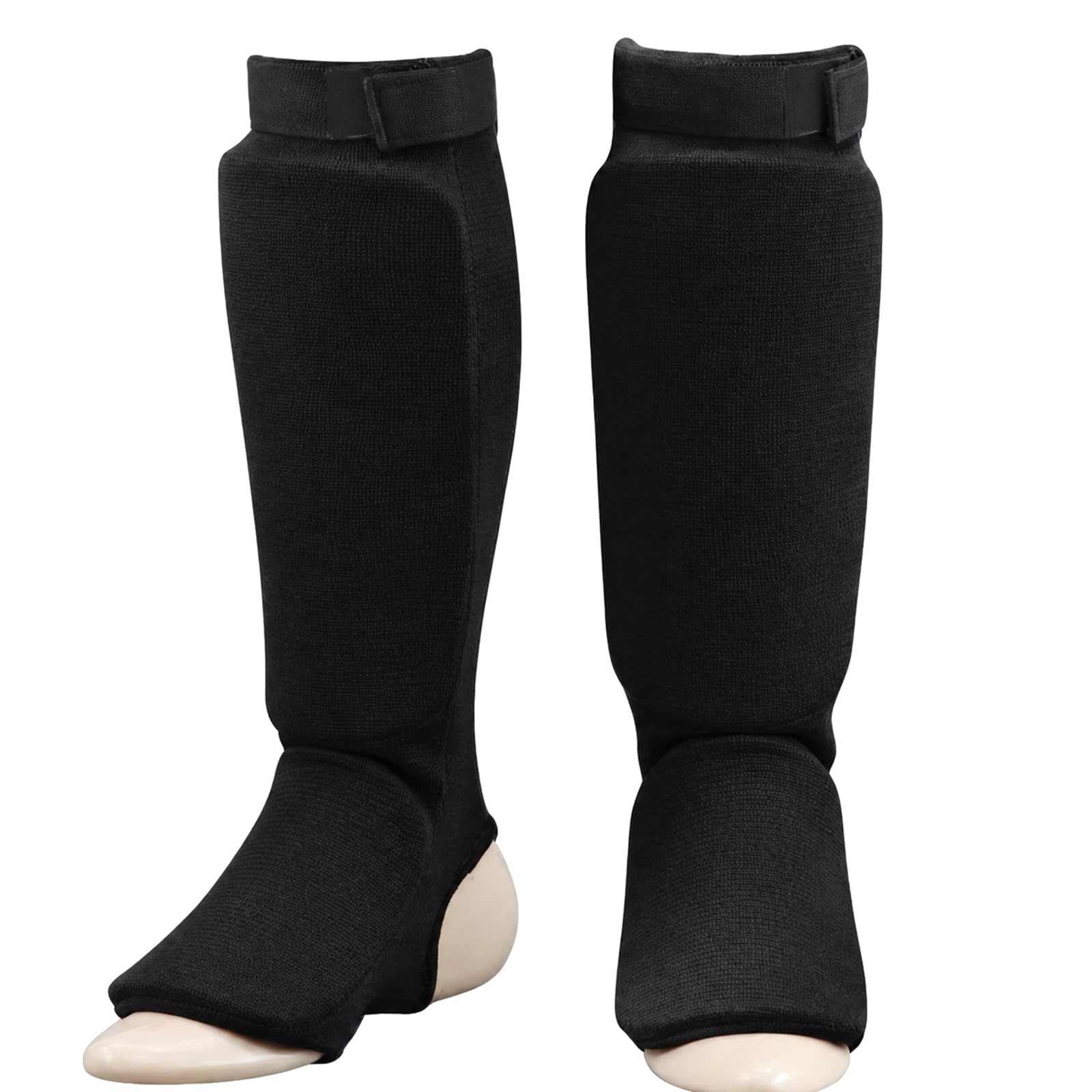 Piedi Protezione Shin Guard,Parastinchi Piedi Protezione Shin Guard,Paratibie,Regolabili,Comodo,Traspirante,per Boxe,Muay Thai,Sport da Combattimento e Allenamento Quotidiano