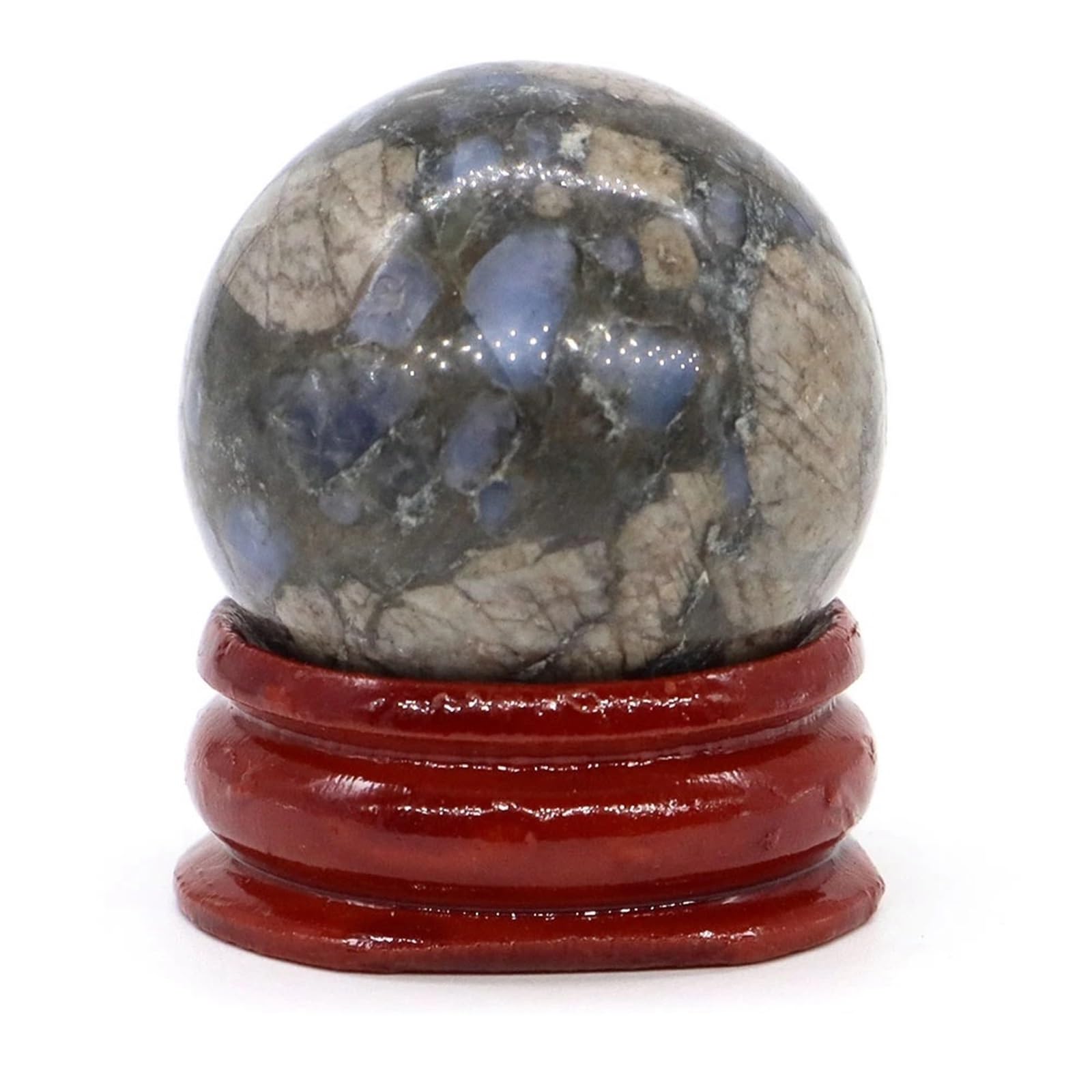 BAYNOPURIN Crystal Sphere 30mm Stone Sphere Quartz Globe Mineral Collection Household Decor