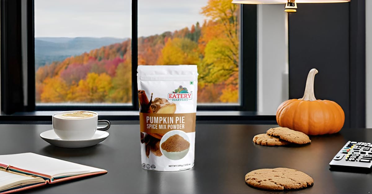 EATERY HARVEST by Saipro Pumpkin Pie Spice Powder 100 Gm, SUGAR FREE, Pumpkin Pie Powder For Classic Pumpkin Pie| Cookies| Beverages| Lattes|Smoothies| Hot Chocolates All Natural, No added Sugar (B09RPM6X2Z) Amazon Price History, Amazon Price Tracker