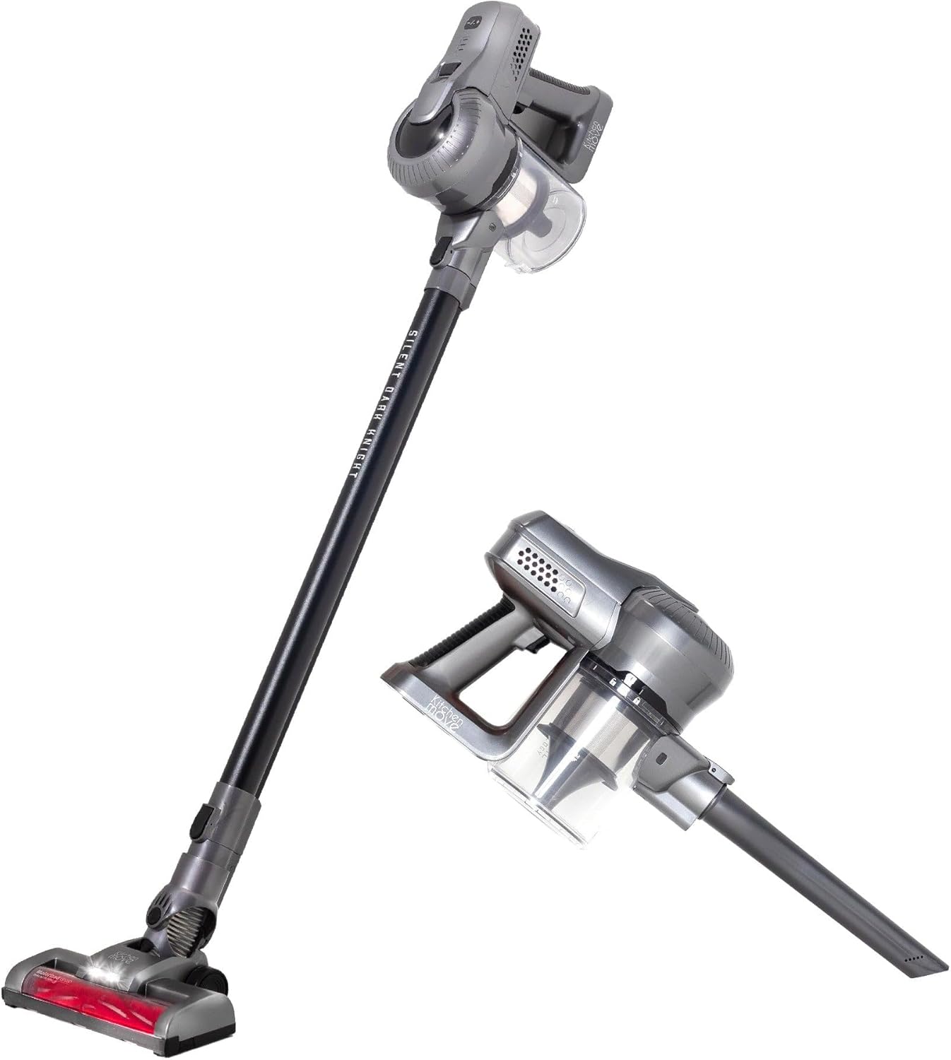 2-in-1 Akku-Staubsauger „Dark Knight“ – kabellos, mit HEPA & Zyklon