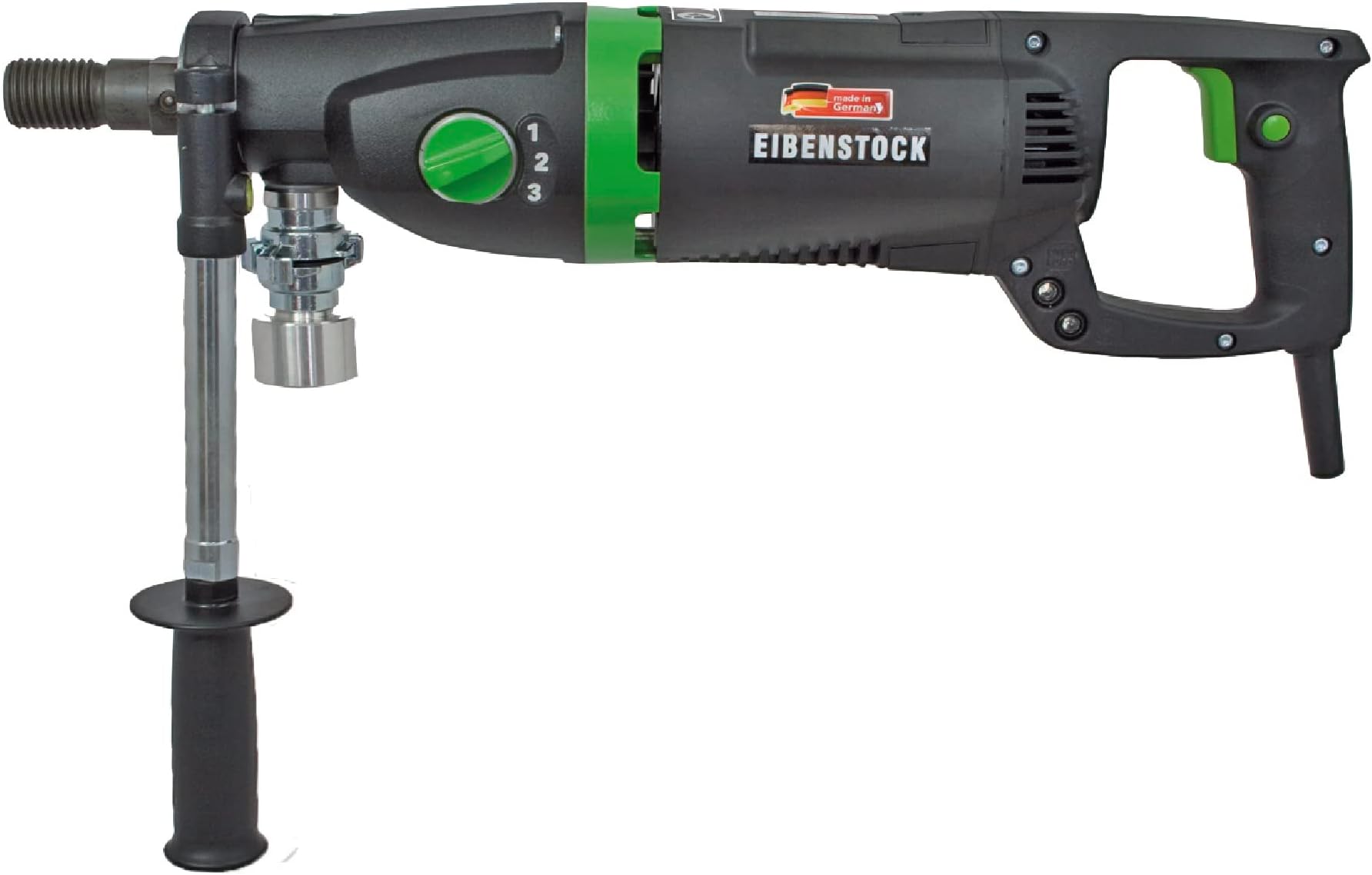 CS Unitec | ETN 162/3 P | 6-3/8" Capacity, 3-Speed Gear, 110 V Wet & Dry Diamond Concrete Core Drill. For Concrete, Brick, Block, and Stone. - Made in Germany