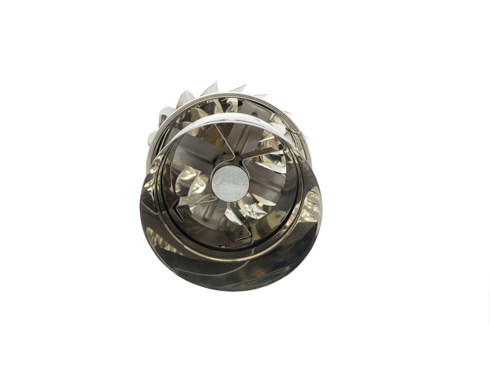 Sombrero Chimenea Giratorio de Acero Inoxidable, Sombrero Extractor de Humo Giratorio para Chimeneas, Campanas y Estufas (100mm)