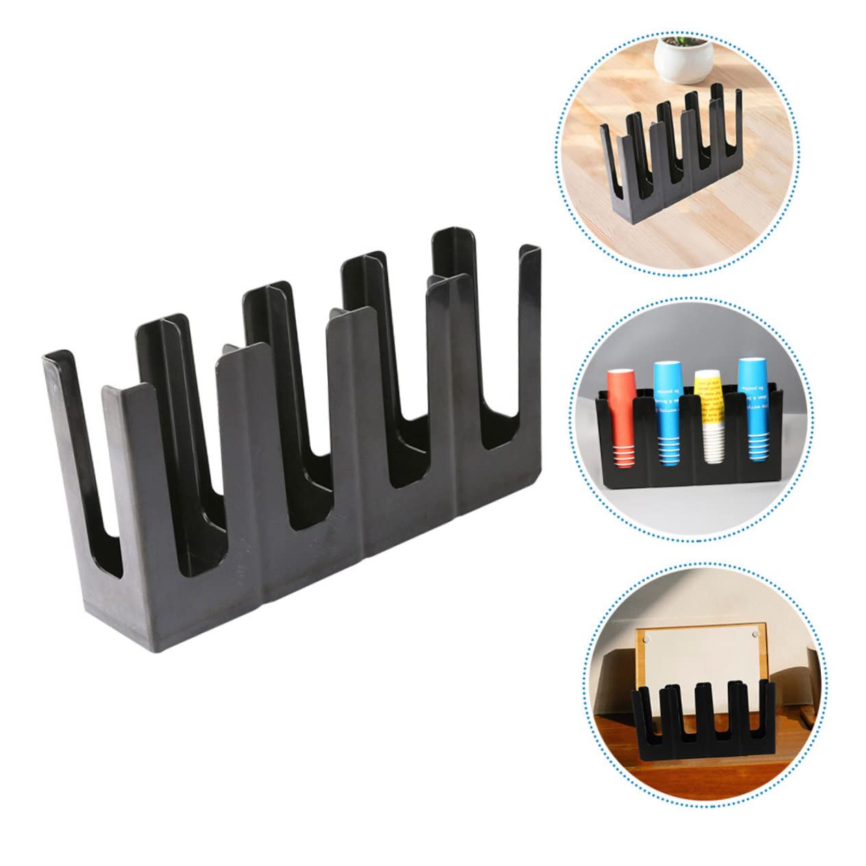 Plastik Becherhalter Papierbecherständer Fach Einweg Becherhalter Tragbar Leicht Papierbecher Aufbewahrung Organizer Minimalistisches Design