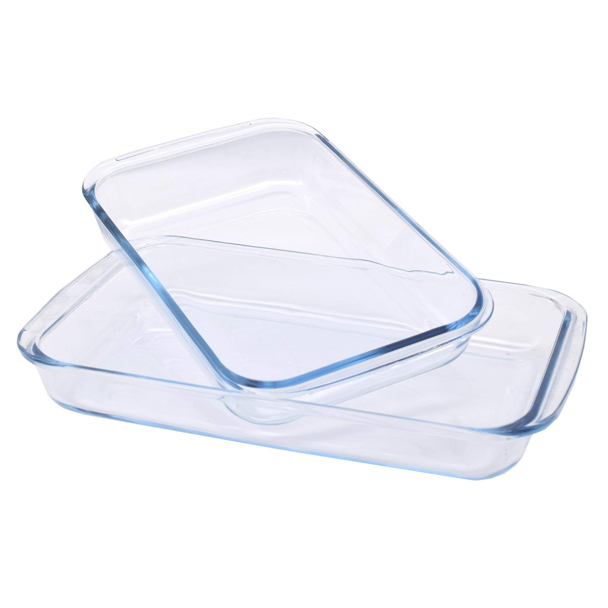 Feelings Glass Bakeware 2Pcs Set 1600ml+1000ml