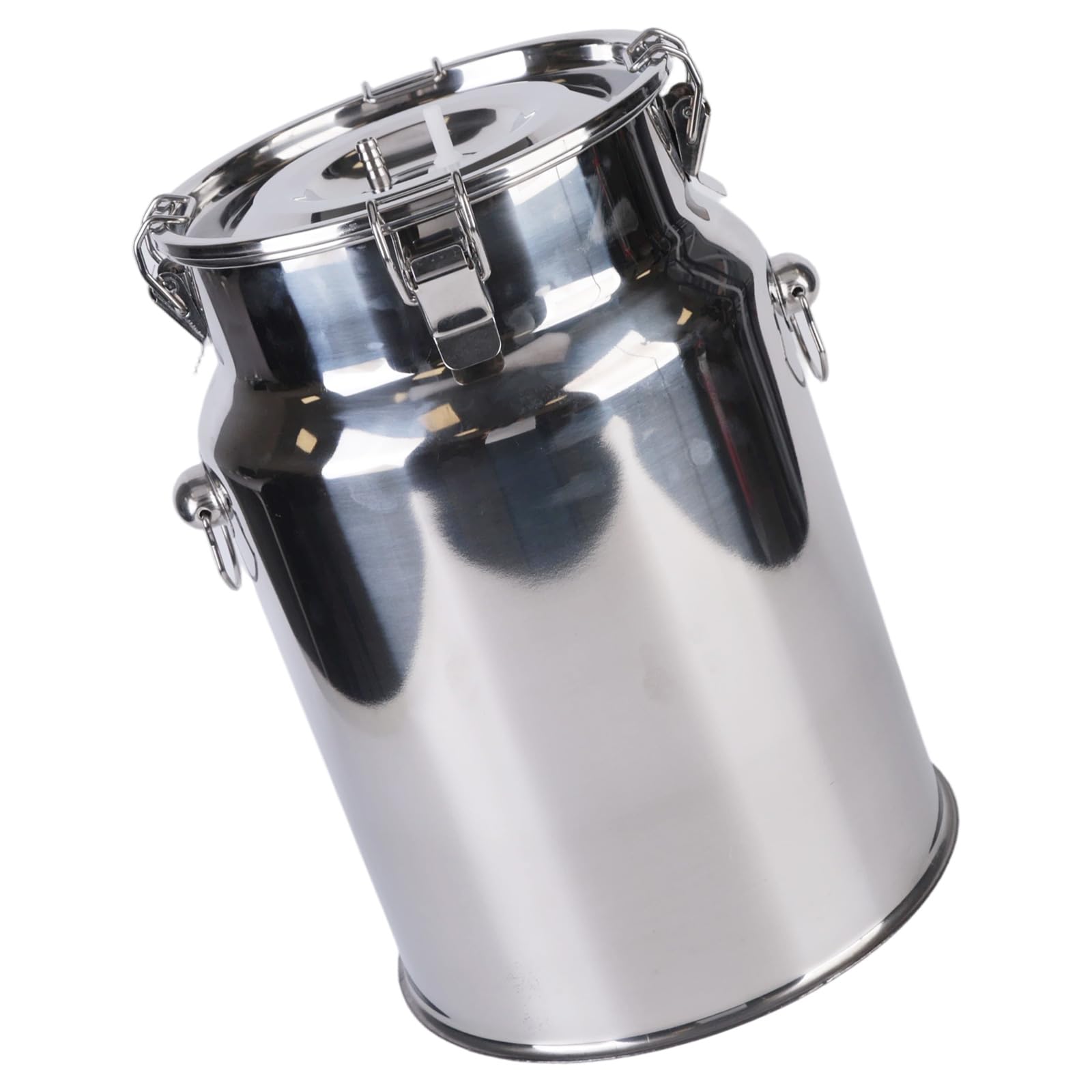 Cubo profesional para ordeñadora de 10 L, diseño de acero inoxidable para ganado, ovejas y cabras, accesorios para ordeñadora de vacas