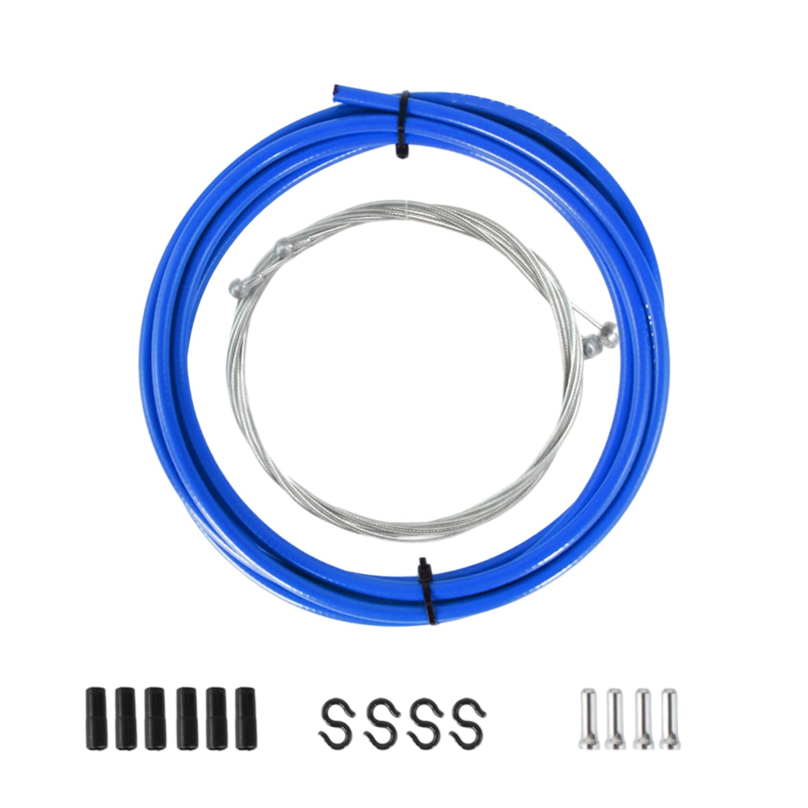 Woedpez Blue Strengths Brake Gear Cable Housing Bike Derailleurs Shifters Levers Cable For Road Bikes And City Bikes Easyly Install Bike Brake Hose