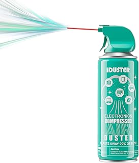 Compressed Air Duster Can for Electronics - 10oz Disposable Keyboard Cleaner Air Spray for Computer Cleaning