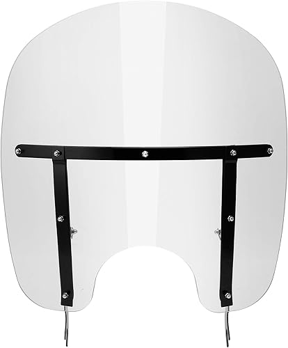 Miniatura 8 de TCT-MOTORPARTS Parabrisas bajo apto para Harley Heritage Softail Fatboy Slim 2000-2017 FLS, FLSS, FLST, FLSTC, FLSTF, FLSTFB