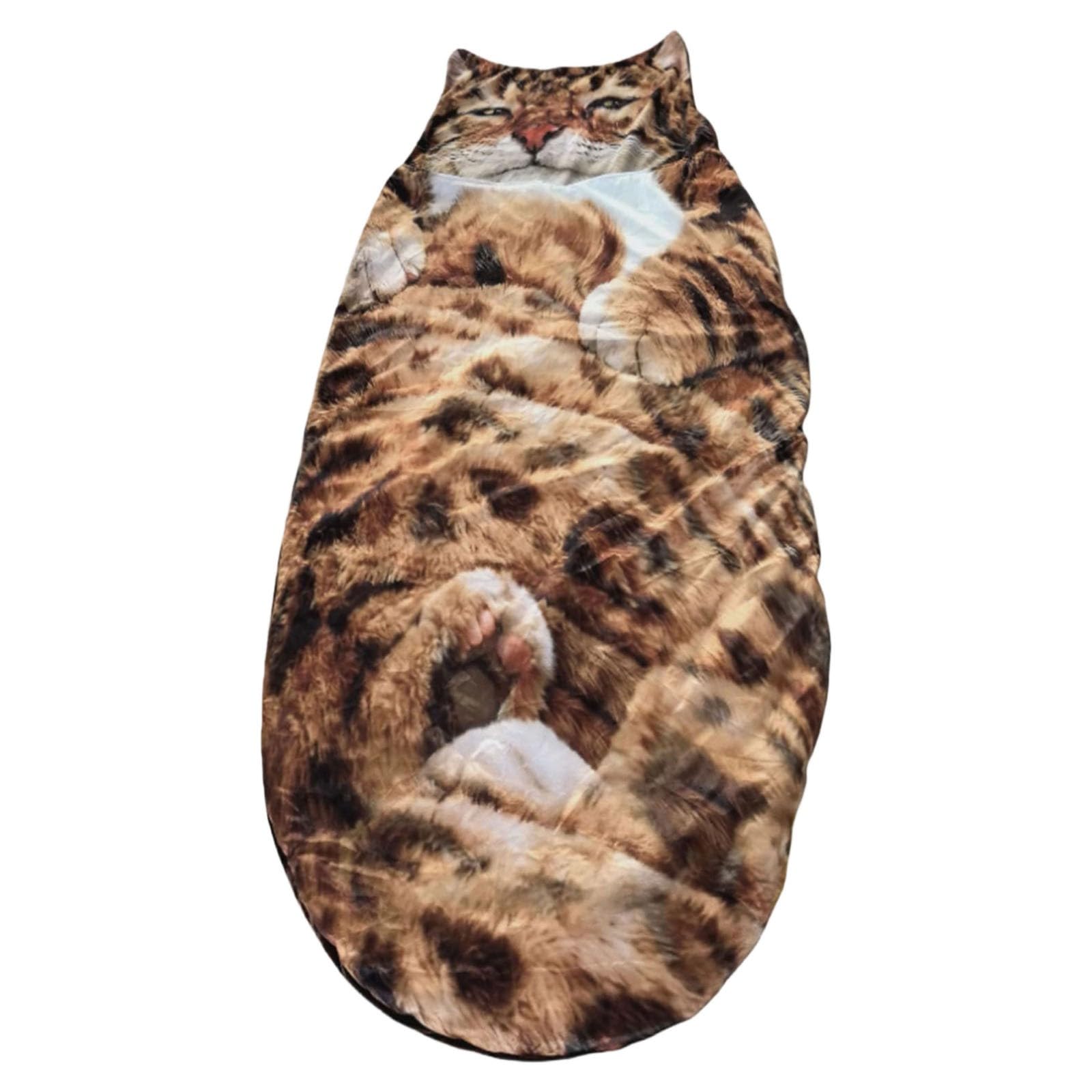 Sac de couchage enveloppe en peluche avec imprimé chat pour les humains, enveloppe géante en peluche avec doublure en flanelle douce, couverture chaude sur le thème du chat mignon pour la maison, le