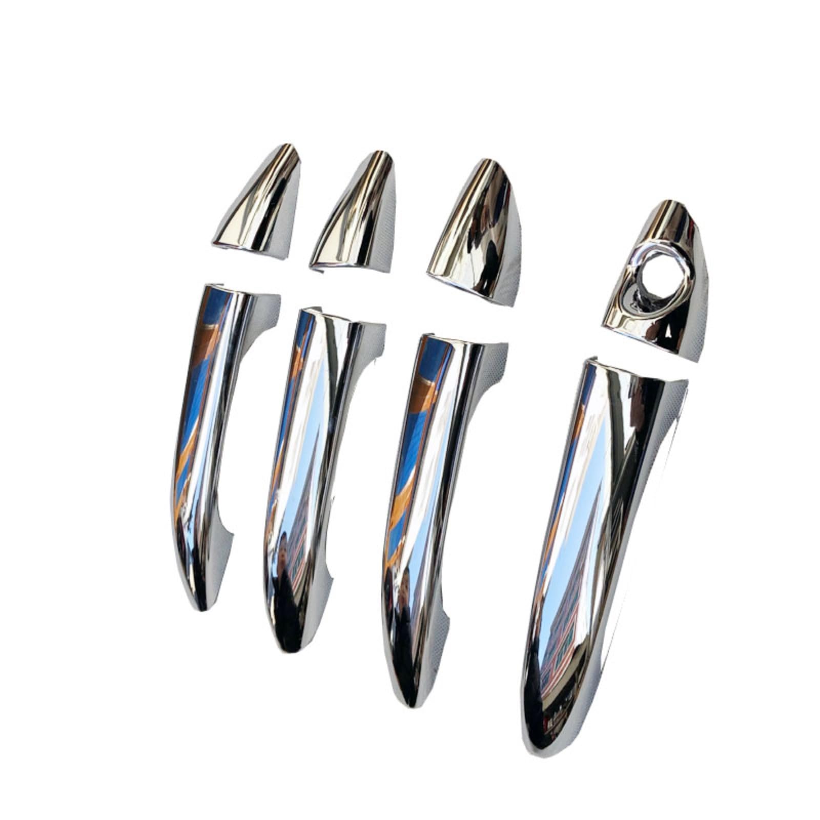 Garniture poignée de porte Hyundai Grand i10 X anti rayure chrome