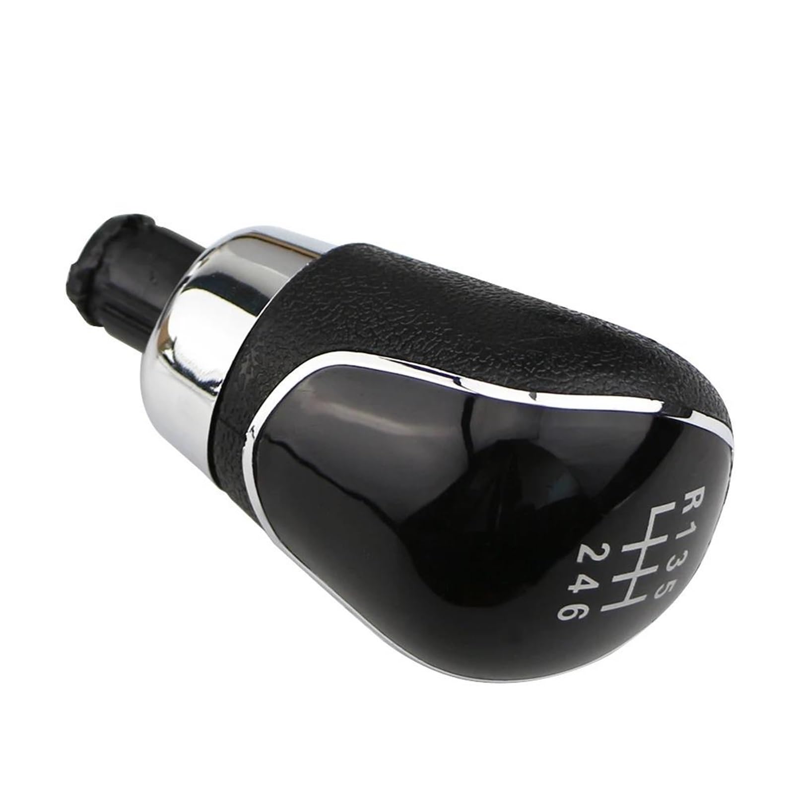 Qmtvfsrh 6 Speed Black Car Gear Shift Knob For C-Max 2007-2010 5 6 Speed Gear Head Shift Knob Car