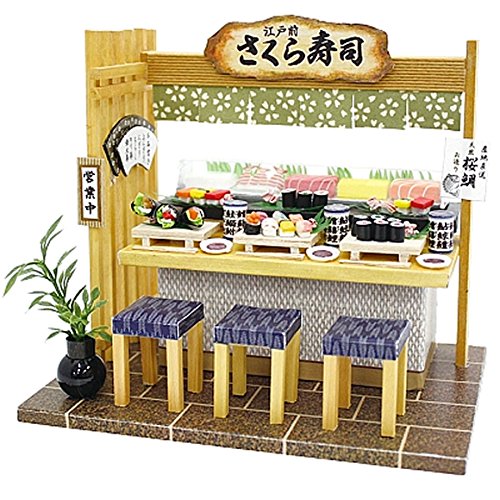 ビリードールハウス　[完成品］川魚料理　川津家　昭和シリーズ　昔懐かし[値下げ] Amazon | ビリー 手作りドールハウスキット 昭和シリーズキット