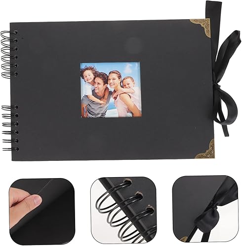 Miniatura 4 de COHEALI Álbum de fotos de bricolaje A4 Álbum de fotos Libro de fotos Álbum de fotos Cinta Álbum de fotos portátil Soporte de fotos de boda Álbum de