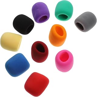 ERINGOGO 10 Pçs Capa De Esponja De Microfone Lapela Microfone Espuma Esponja Fone De Ouvido Microfone Filtro De Microfone Capa De Microfone Esponja Capas De Microfones Capa De Microfones