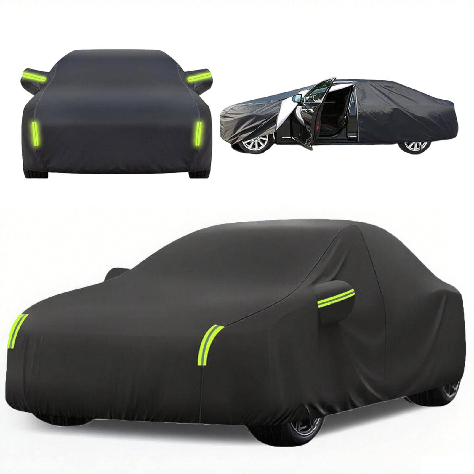Telo Copriauto Mini Countryman F60 2017-2024 | 6 Strati Oxford 300D, Impermeabile, Riflettente, Con Cerniera Lato Guida, Cinghie Antivento E Lucchetto