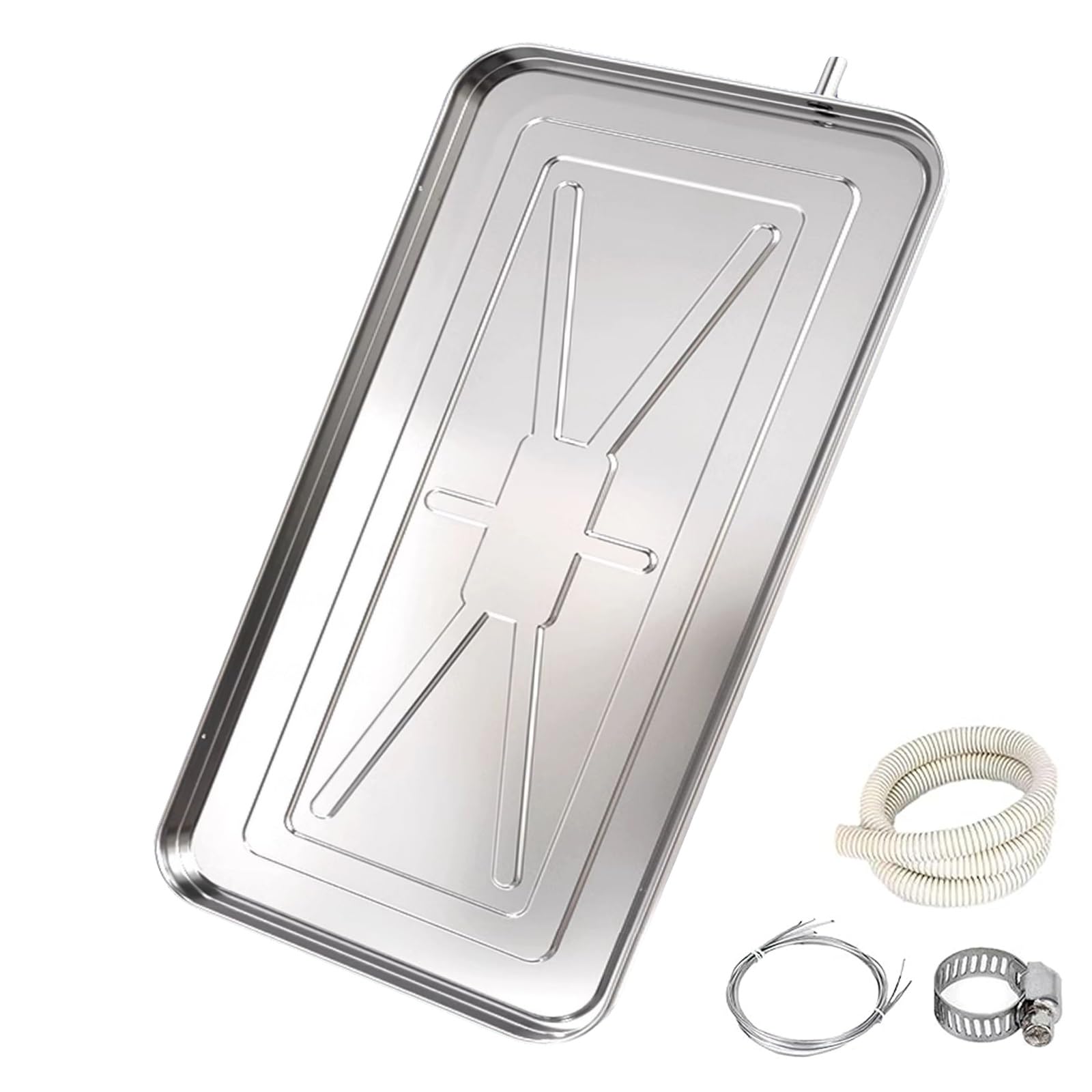 Bandeja de acero inoxidable para aire acondicionado portátil con máxima durabilidad exterior