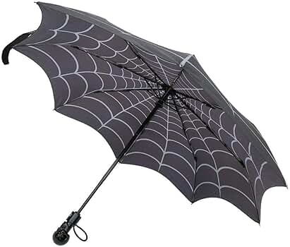 Amazon.com: Kreepsville 666 Skull Handle Spiderweb Umbrella Amazon.com: Kreepsville 666 Skull Handle Spiderweb Umbrella