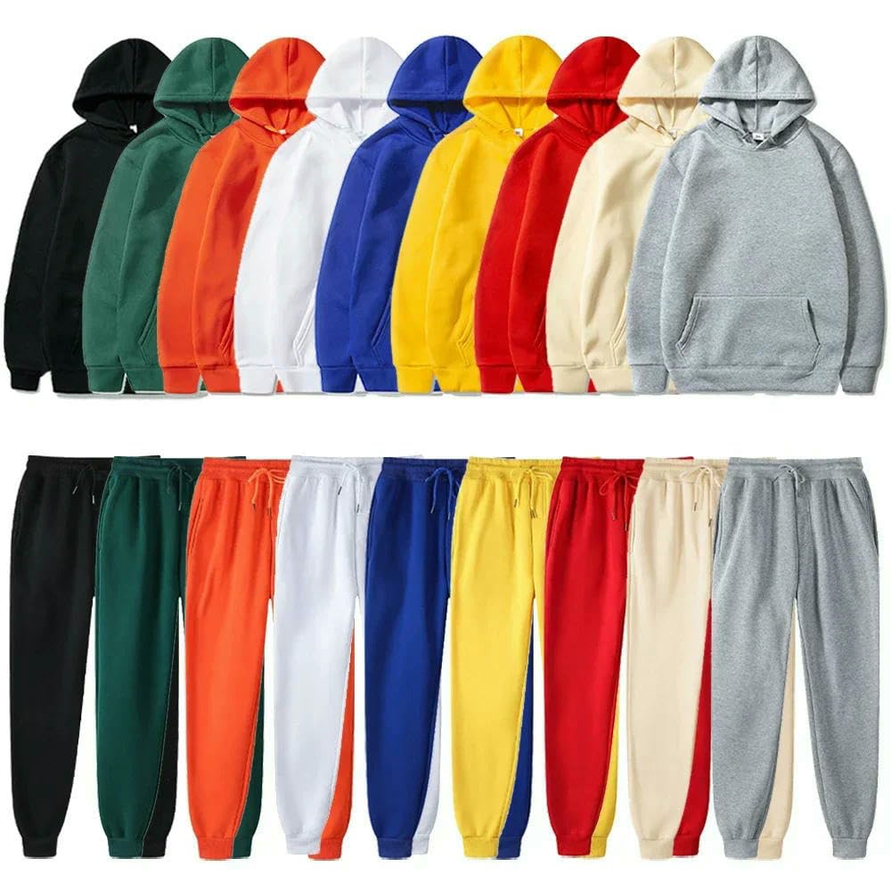 ZBDP podstawowe bluzy z kapturem polarowe spodnie dresowe zestaw męskie joggery zestaw dres odzież sportowa dresy unisex zespół jogging Homme
