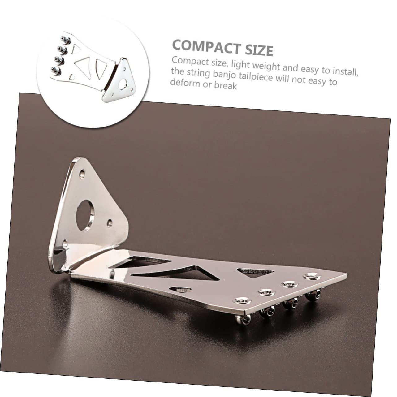 Abaodam 5piezas Banjo Tailpiece Accesorio Para Guitarra De Cuerdas Diseño Clásico Instalación Para Del Banjo