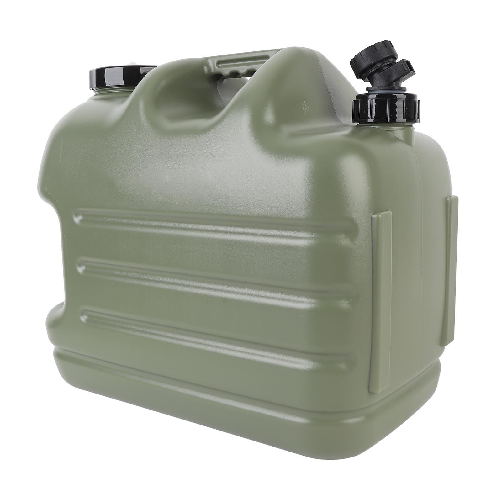 Camping-Wasserbehälter mit Zapfen, verdicktes PE, auslaufsicher, große Kapazität, Camping-Wasserspeicherkrug für Auto im Freien (25L)
