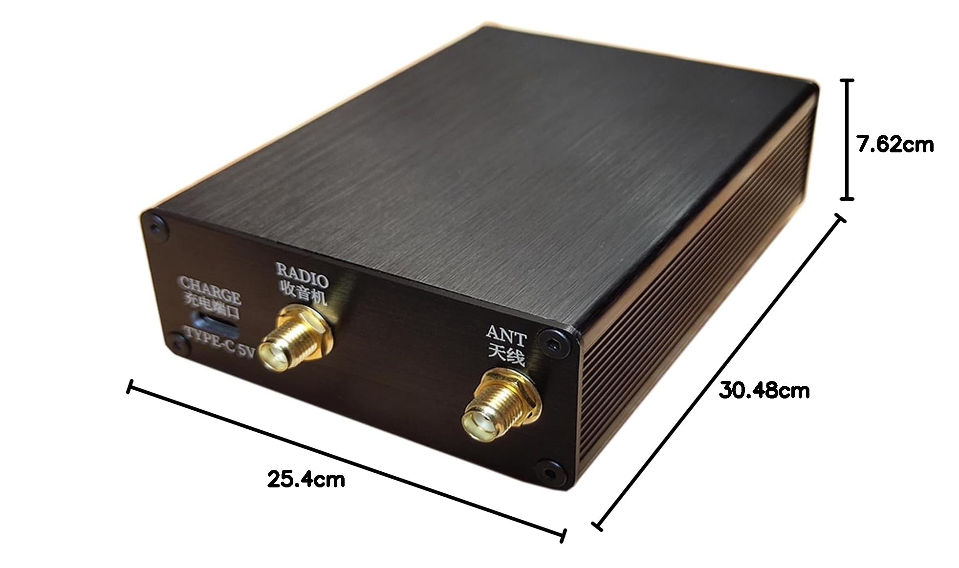 K-480WLA Antenne radio portable à ondes courtes 0,5 MHz-500 MHz Antenne radio pleine bande LW/MW/SW/FM/VHF/HF/Air 6 mètres 30 dBi SDR Ham Antenne radio avec batterie 1800 mAh (filtre intégré)