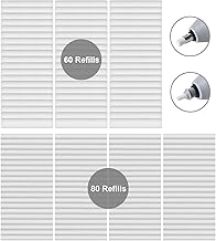 GuDoQi 140 Stück Ersatzradiergummis für Elektrischer Radiergummi, Elektrischer Eraser Refills, Ersatzradierer für Radierstift, 2 Größen (2.3mm 80pcs und 5mm 60pcs)