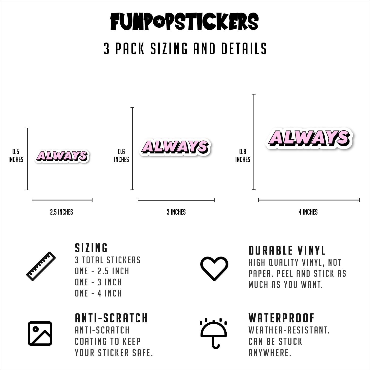Amazon.co.jp: Always Sticker 面白い引用ステッカー - ラップ