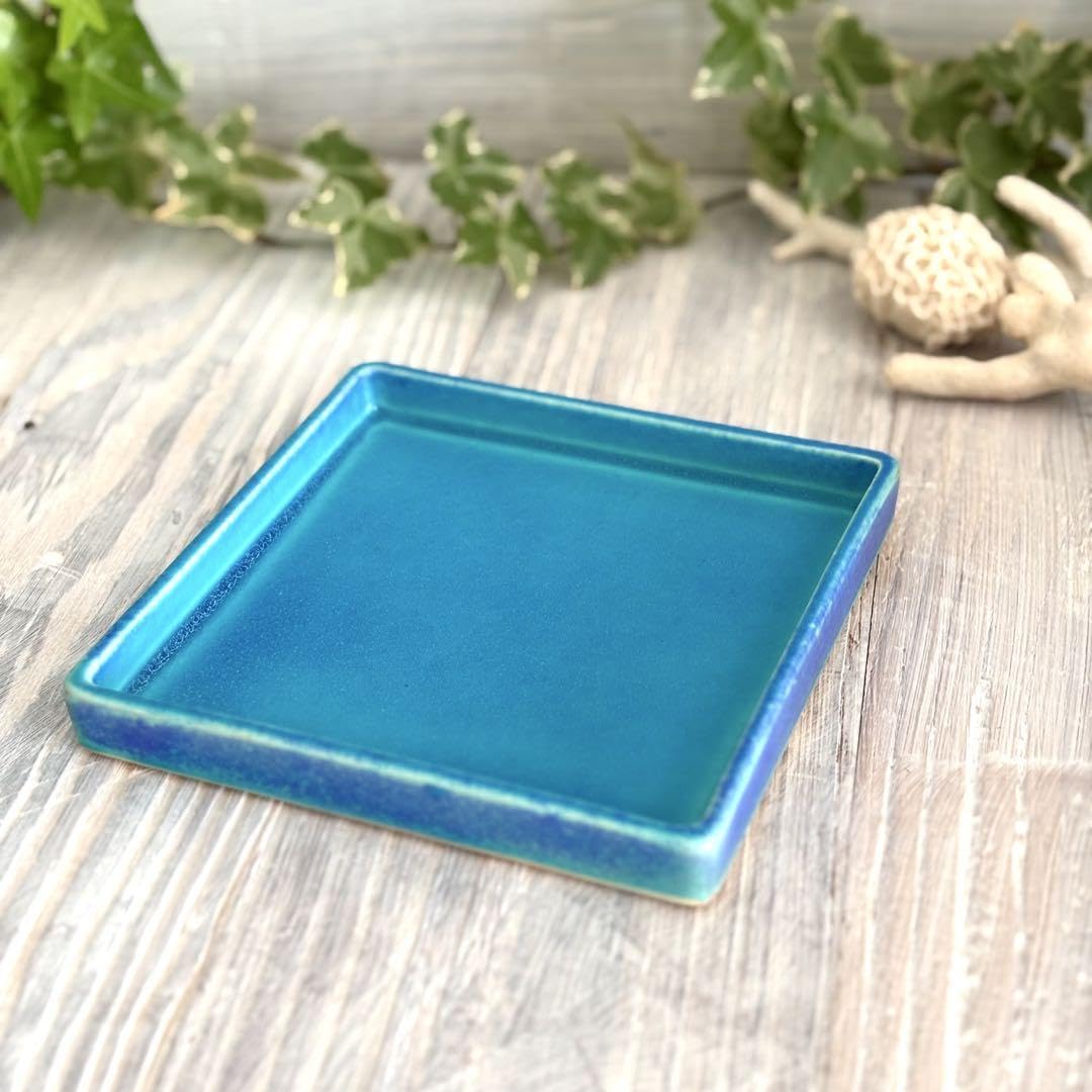 square plate square plate turquoise square plate side dish
