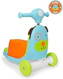 Skip Hop 3-in-1 Baby Activity Push Walker & Ride On Scooter Toy, Dog