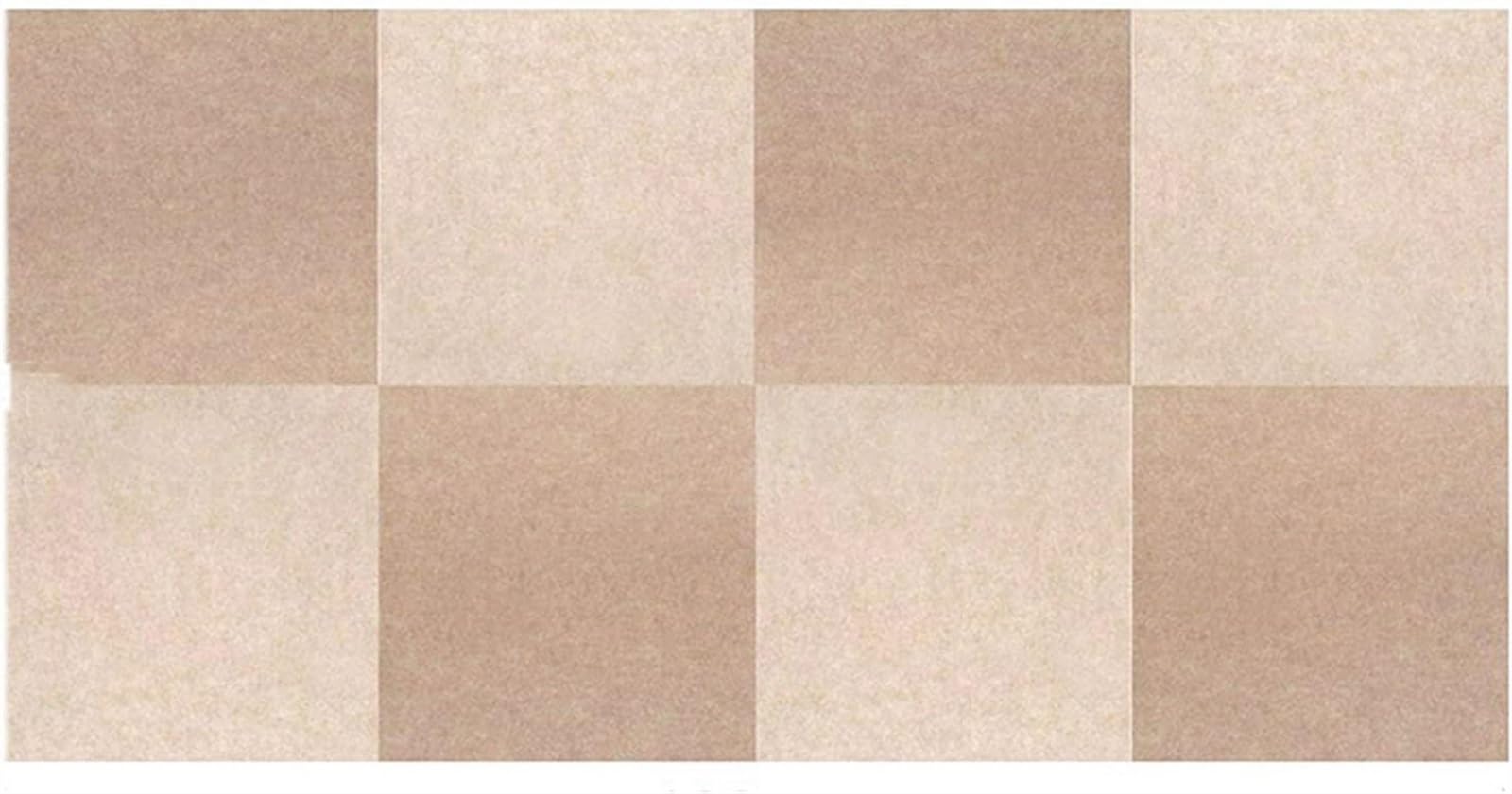 dalles de moquette, Dalles de moquette 12x12 pouces, dalles polyvalentes(Camel+beige)