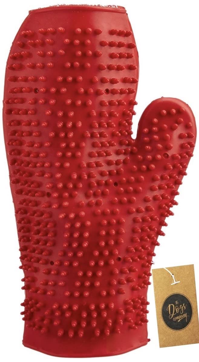 The Pets Company Dog Grooming Soothing Massage Rubber Bath Brush Glove, Hair Deshedding & Shampoo Tool for Dogs and Cats (B0BTHDMZ9C) Amazon Price History, Amazon Price Tracker