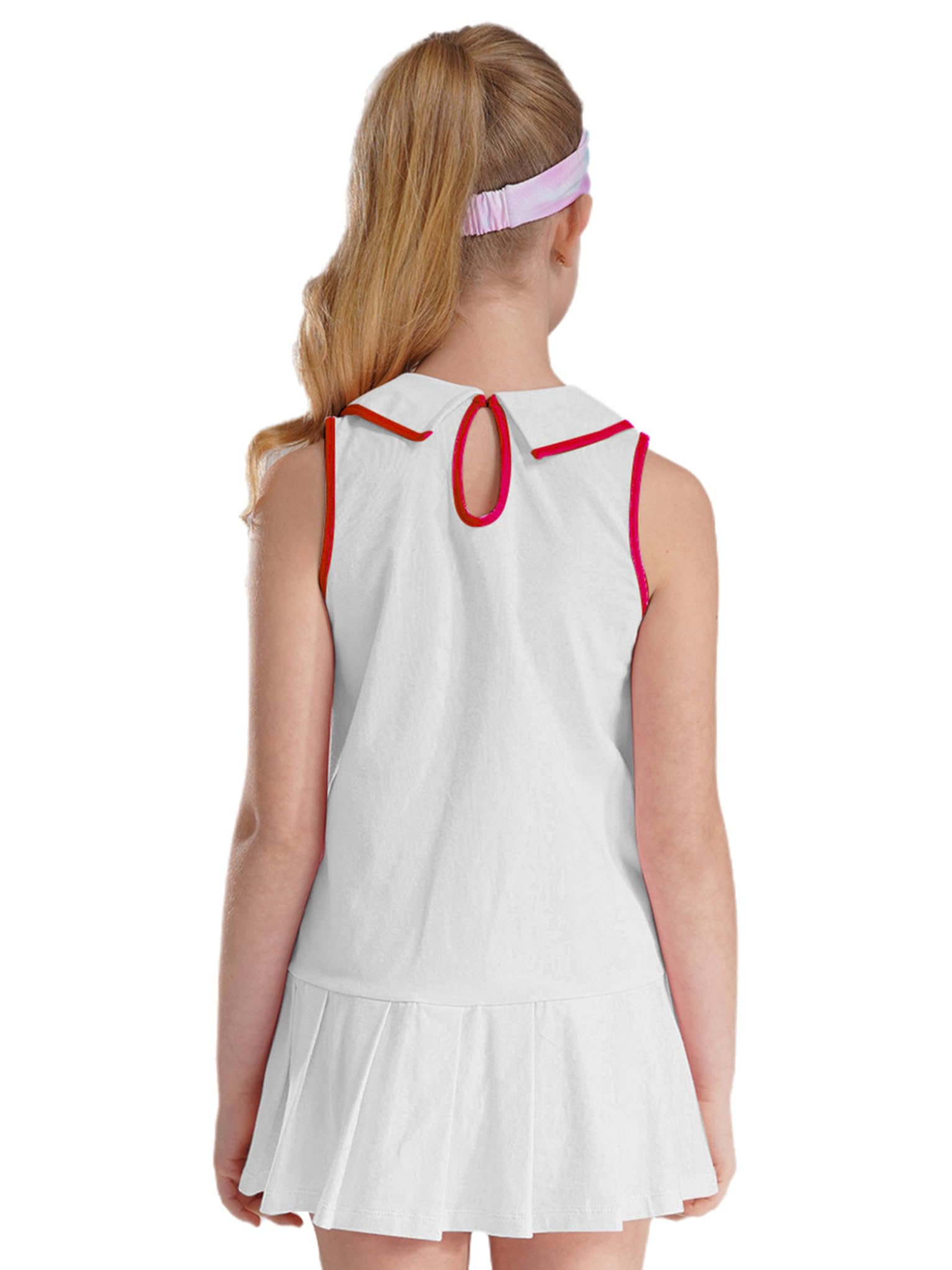 Conjunto de ropa de tenis para niños y niñas, sin mangas, con pantalones cortos, conjunto de ropa deportiva, traje de golf, entrenamiento, correr, competición