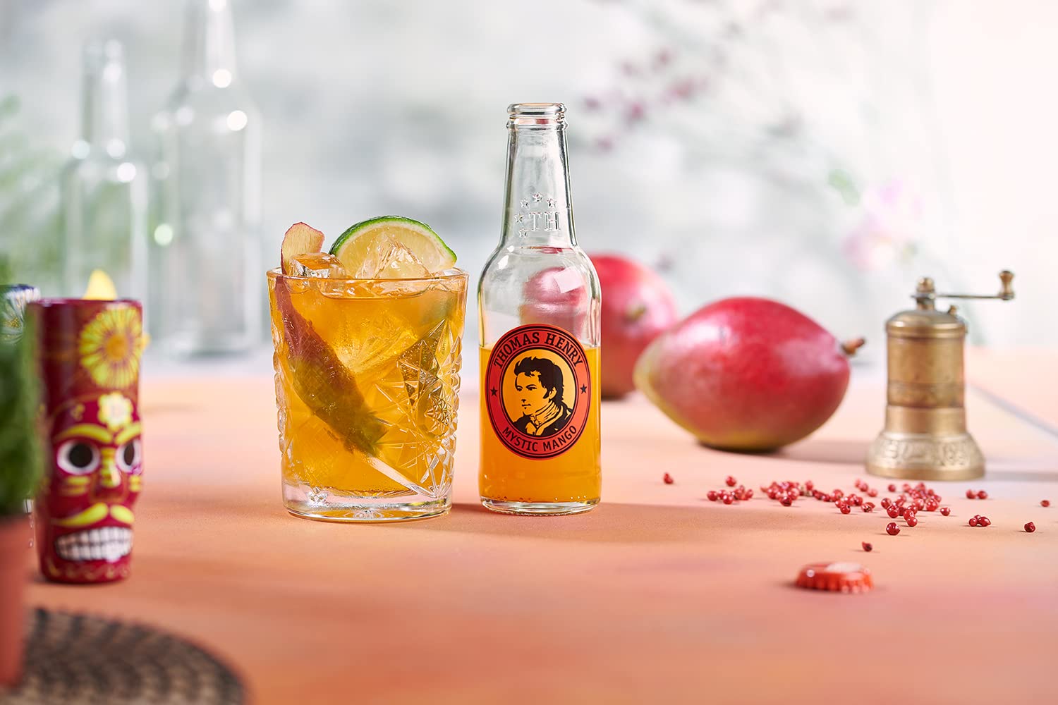 Thomas Henry Set di 10 varietà Tonic Water, Dry, Botanical, Cherry Blossom, Spicy Ginger, Ale, Lemon Amaro, Soda Water, Mystic Mango & Pink Pompelmo