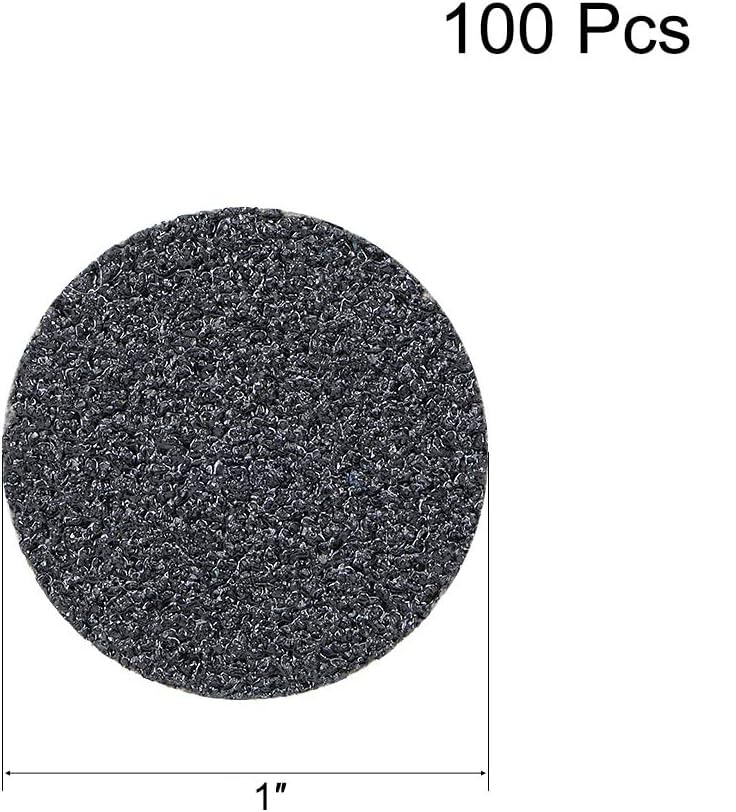 100 Dischi Abrasivi Da 50mm - Grana 1500, Con Gancio E Anello, Per Levigatura A Umido/Secco