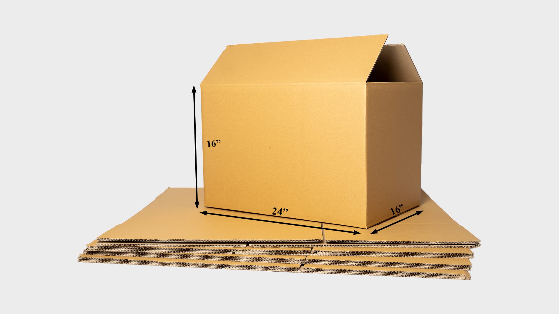 packbox.in 5 Ply Heavy Duty Corrugated Single Wall Cardboard Packaging Boxes for Shipping, Packaging, Storage, Moving, Export - 24 x 16 x 16 Inches (Pack of 5) (B09RH5DN8W) Amazon Price History, Amazon Price Tracker