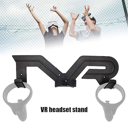 Miniatura 6 de CALIDAKA Soporte para auriculares VR, negro, soporte para dispositivos electrónicos portátiles, compatible con auriculares