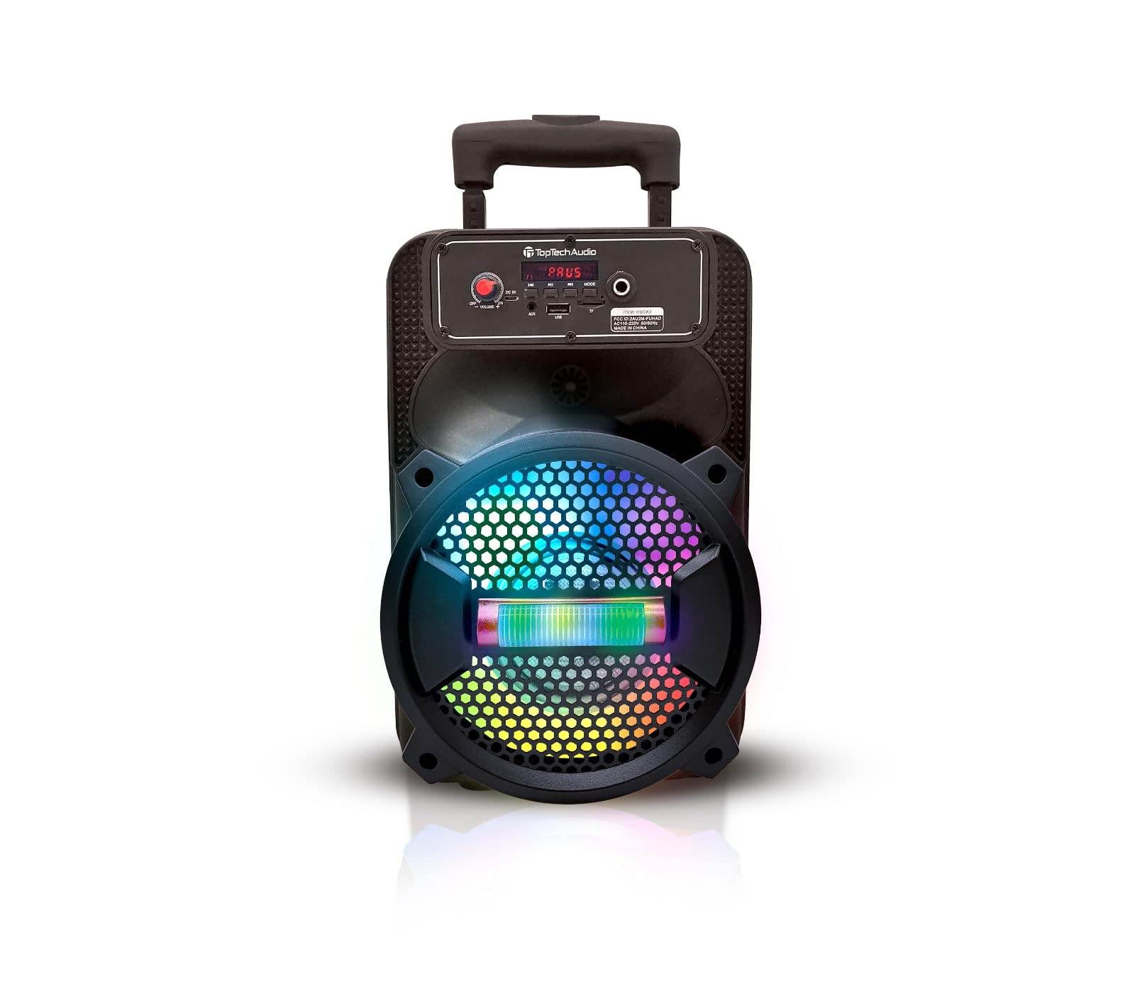 Photo 1 of Top Tech Audio Rock-8 Portable 8 Inch Portable Bluetooth Speaker with Woofer & Tweeter