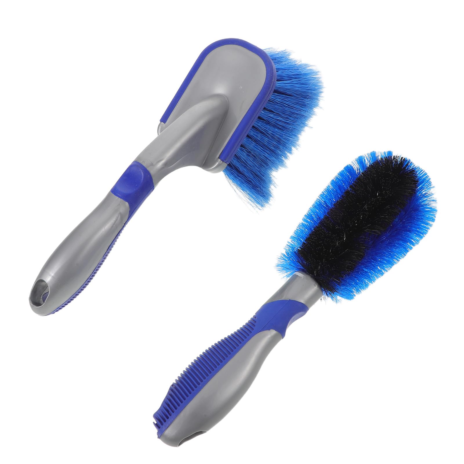 Healvian Lot de 2 brosses de Lavage pour pneus de véhicule - Brosse de Nettoyage pour Jantes et Roues - Outil de Nettoyage pour Jantes et Roues